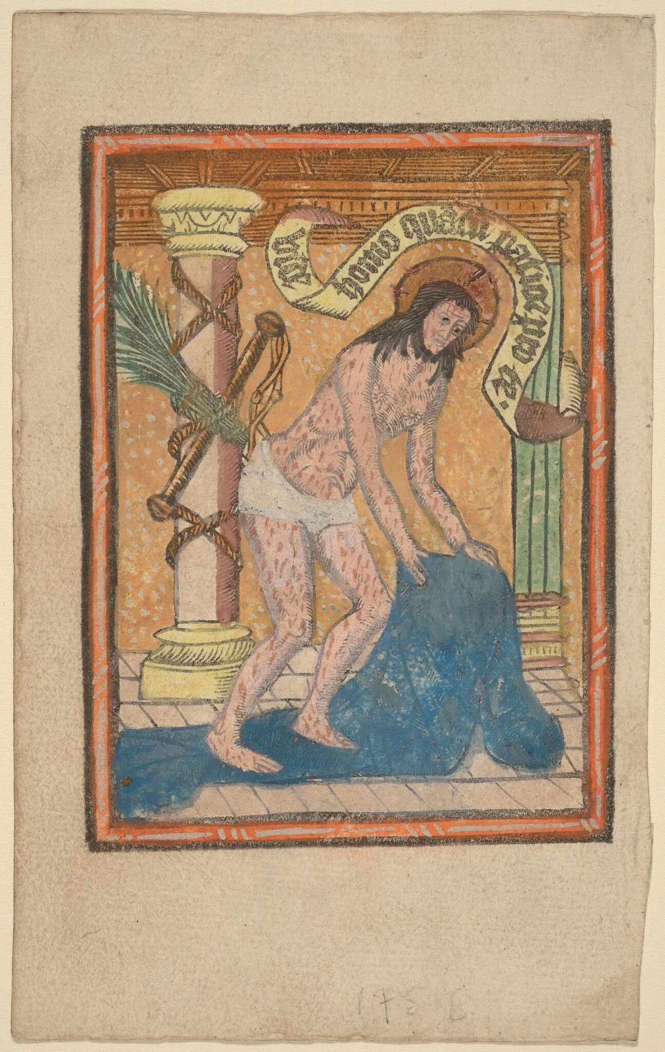The Man of Sorrows, detail