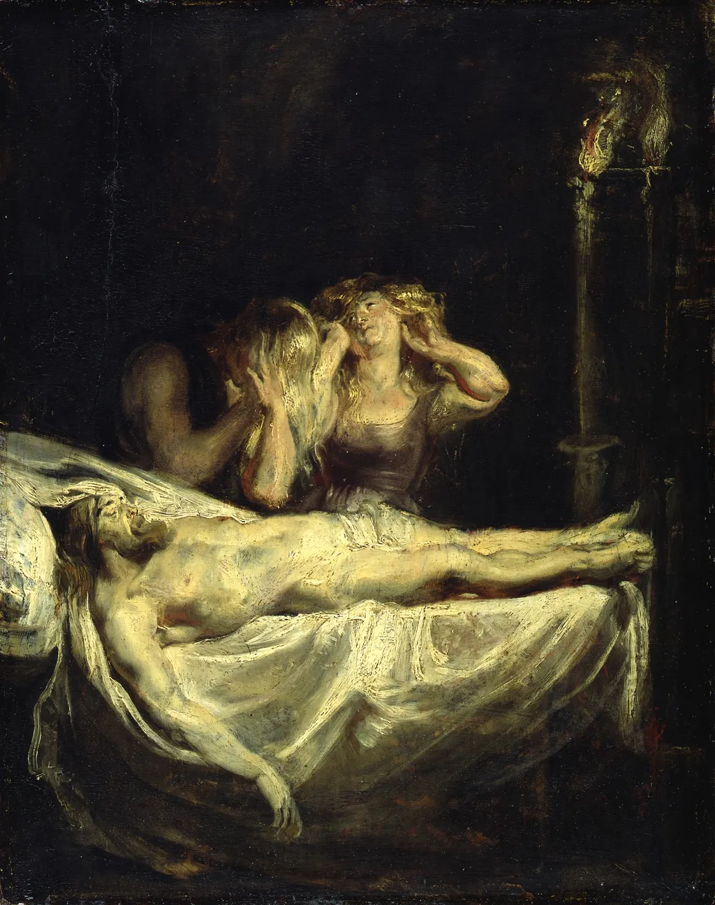 Lamentation, by Peter Paul Rubens, paint, 1610