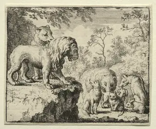 Reynard the Fox:  The Pardon of Reynard, by Allart van Everdingen, 1662