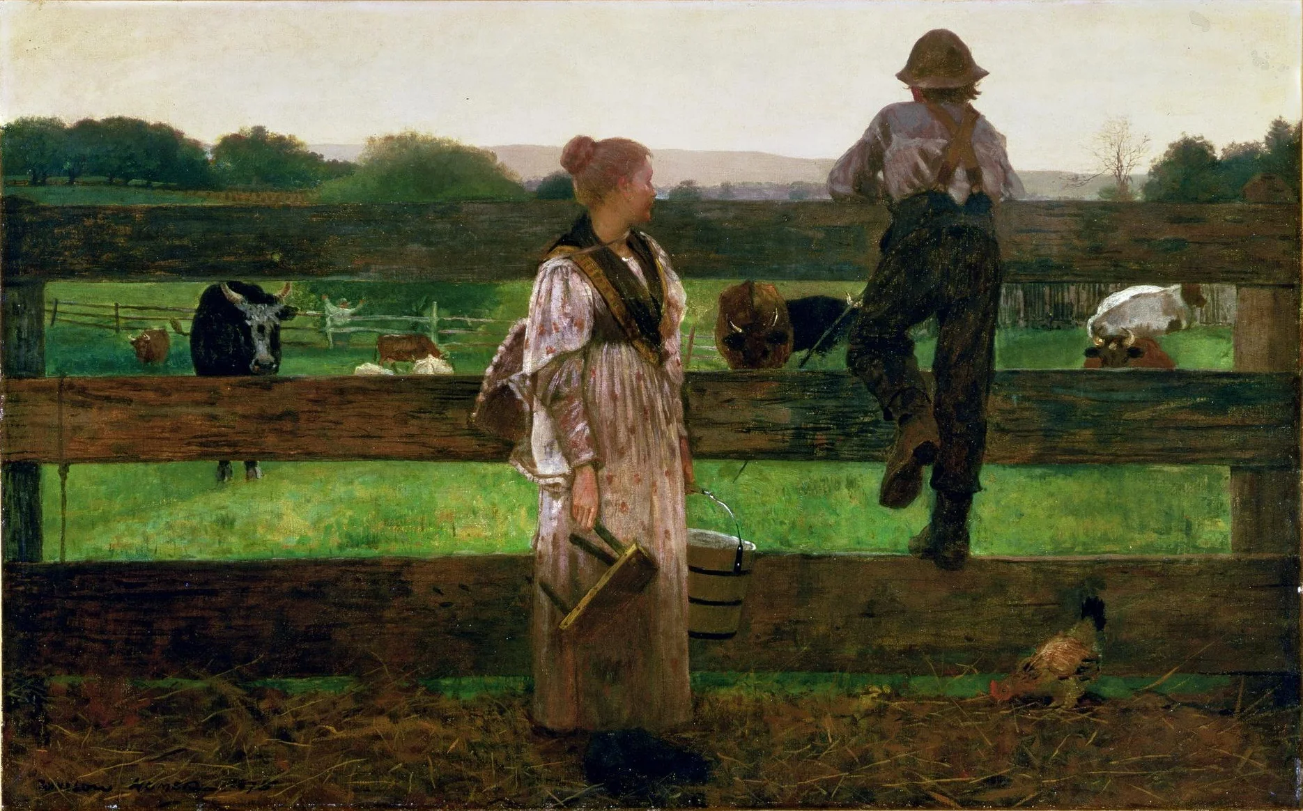 Milking Time, detail