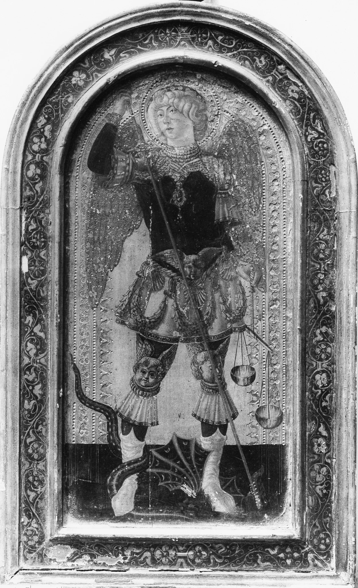 Saint Michael, detail