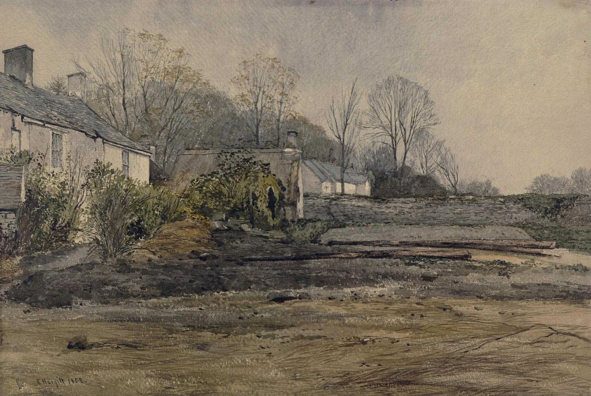 Cottages in Ireland, detail