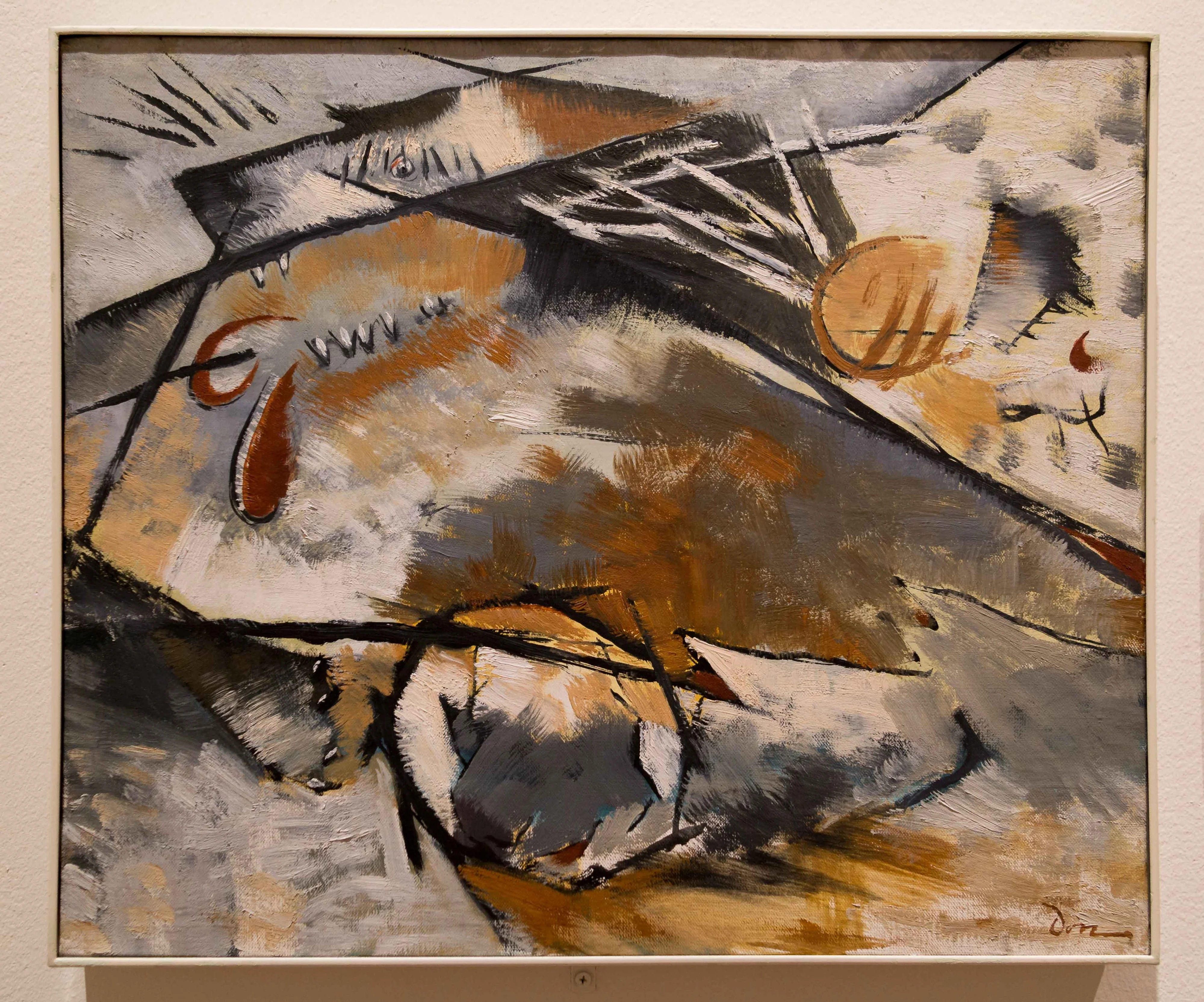 Dogs Chasing Each Other, detail