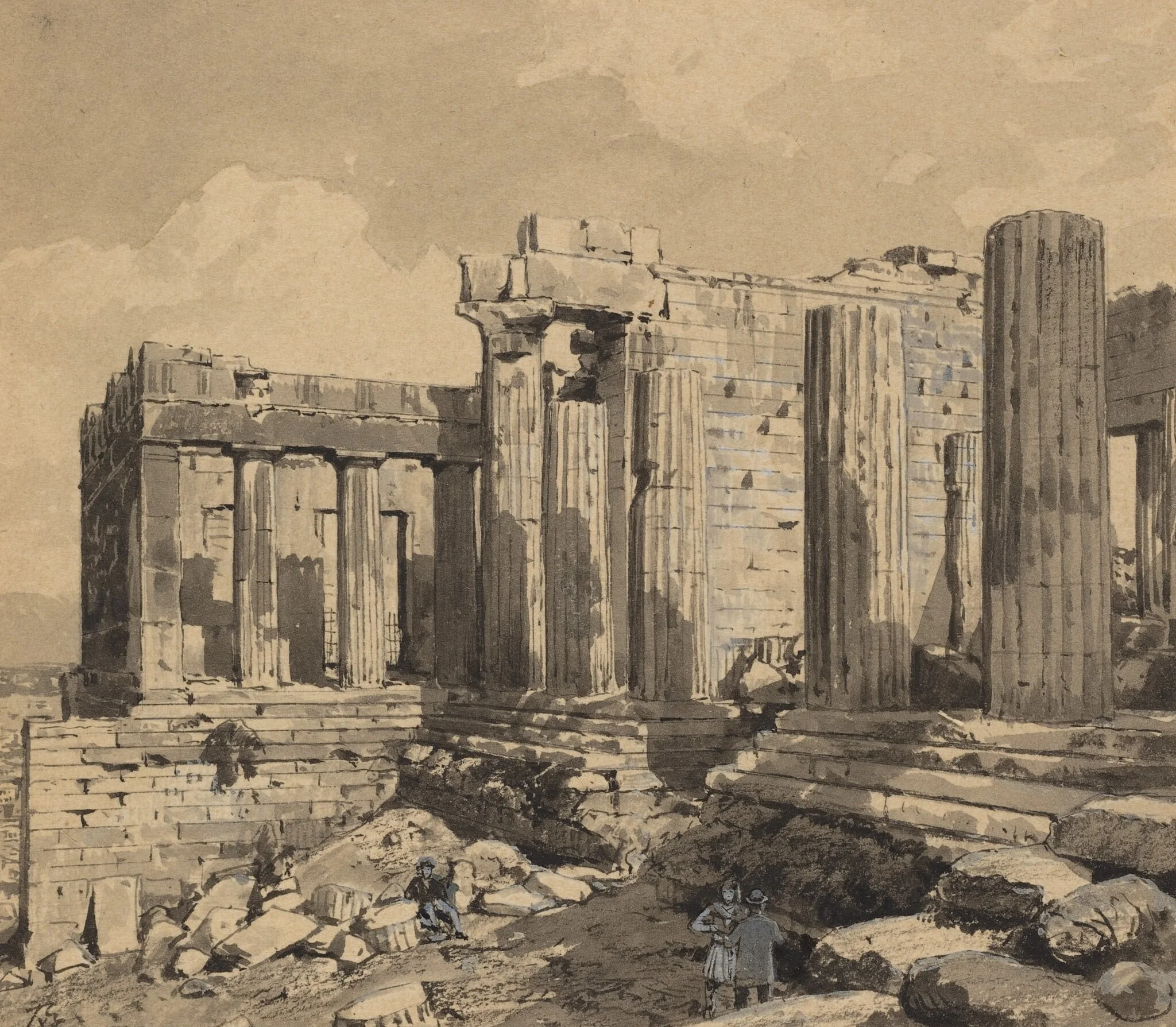 Propylaeum, detail