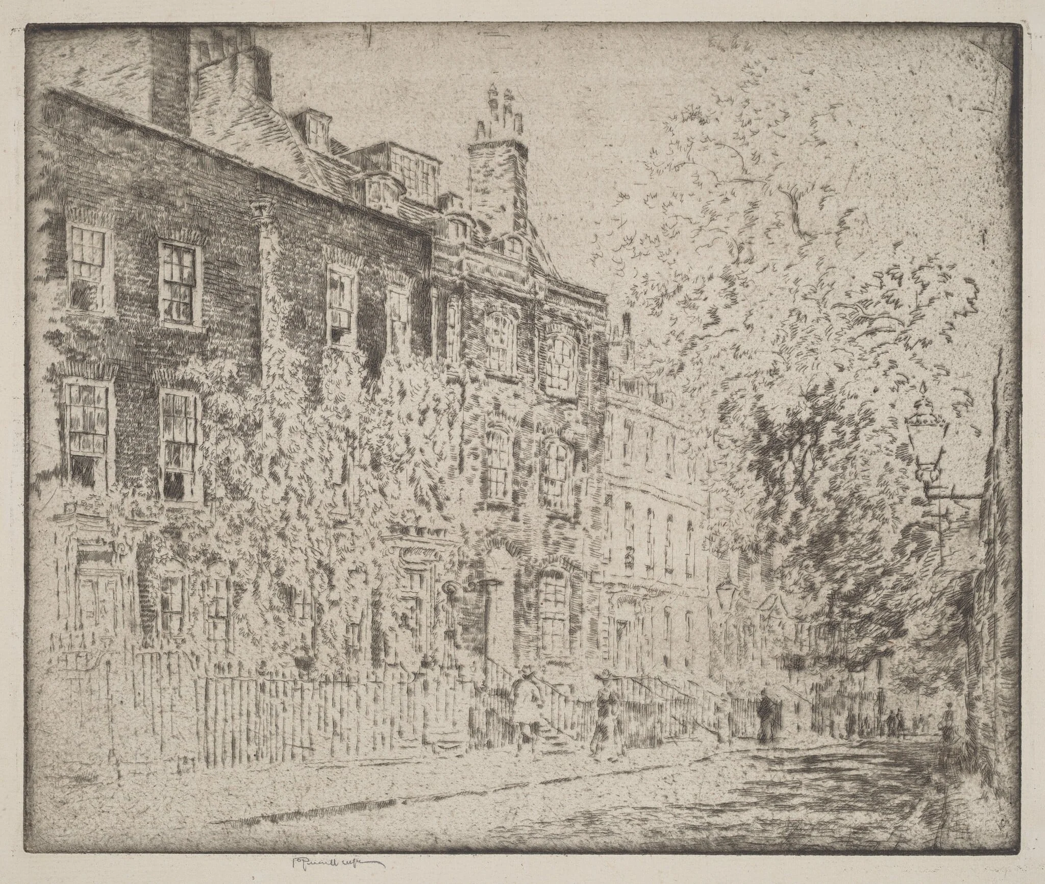 Great College Street, Westminster, detail