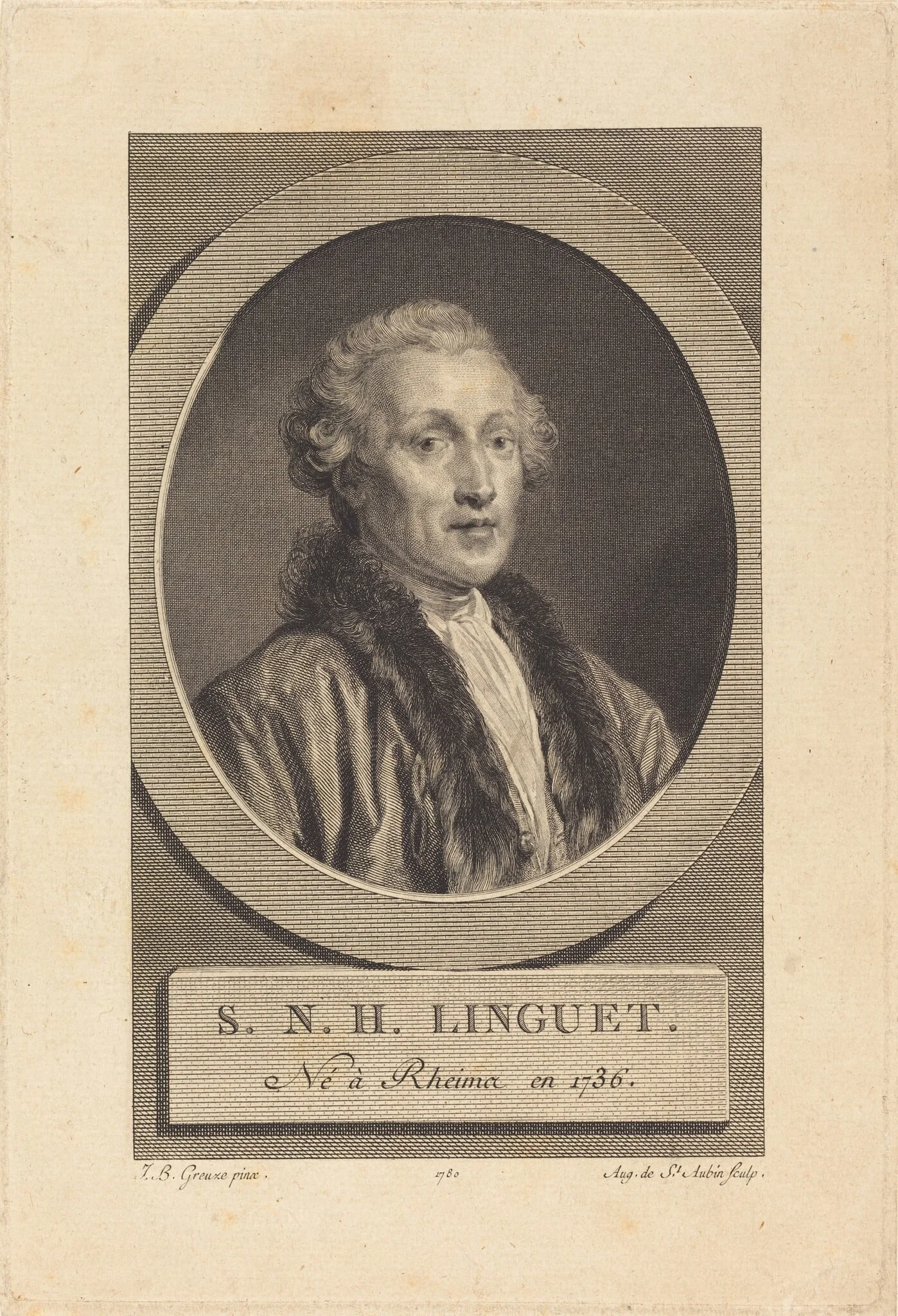 Simon-Nicolas-Henri Linguet, detail