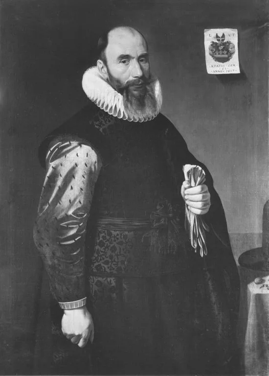 Portrait of Lambert van Twenhuysen (....-1627), detail
