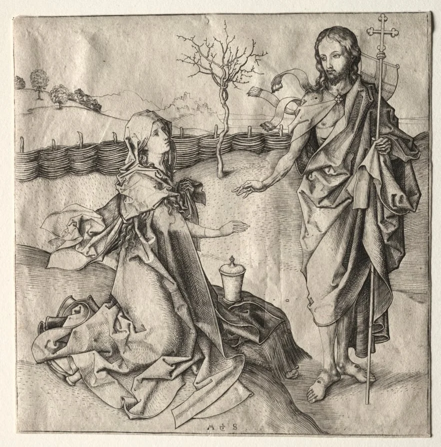 Christ Appearing to the Magdalen, detail