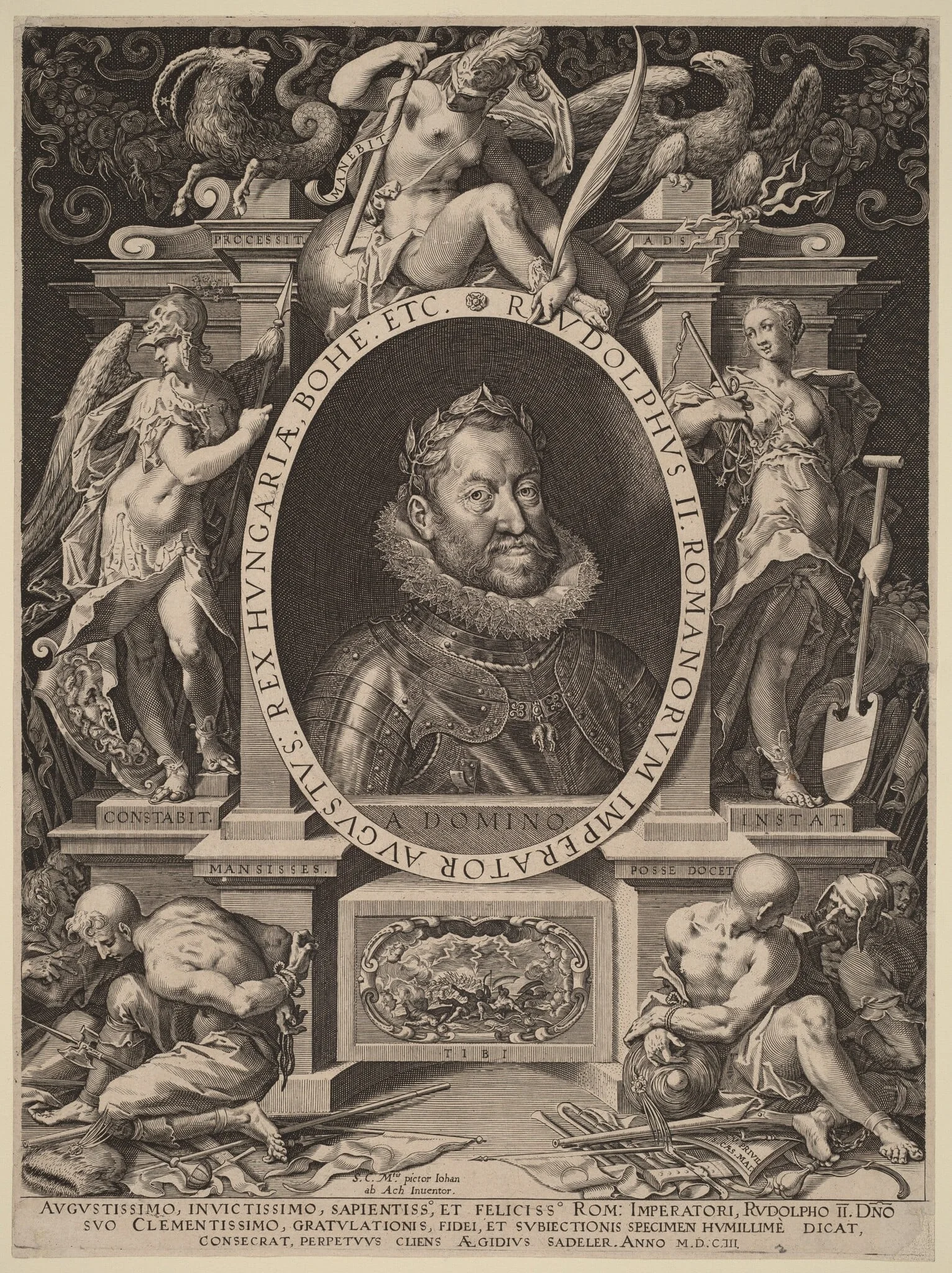 Rudolph II, detail