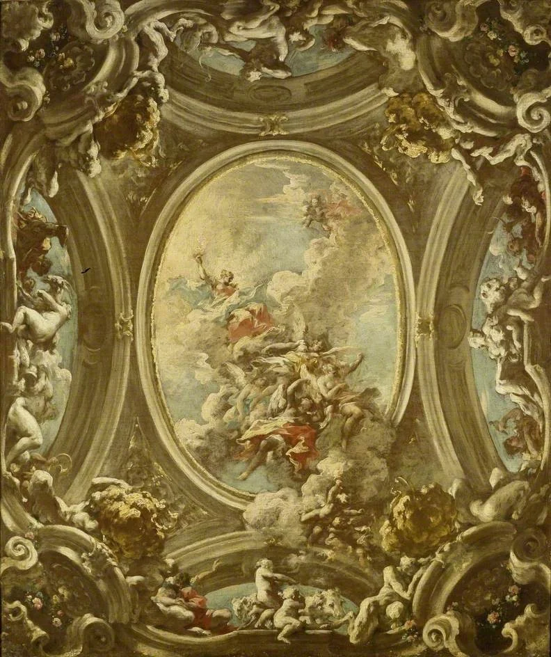 An Allegory of Dawn, detail