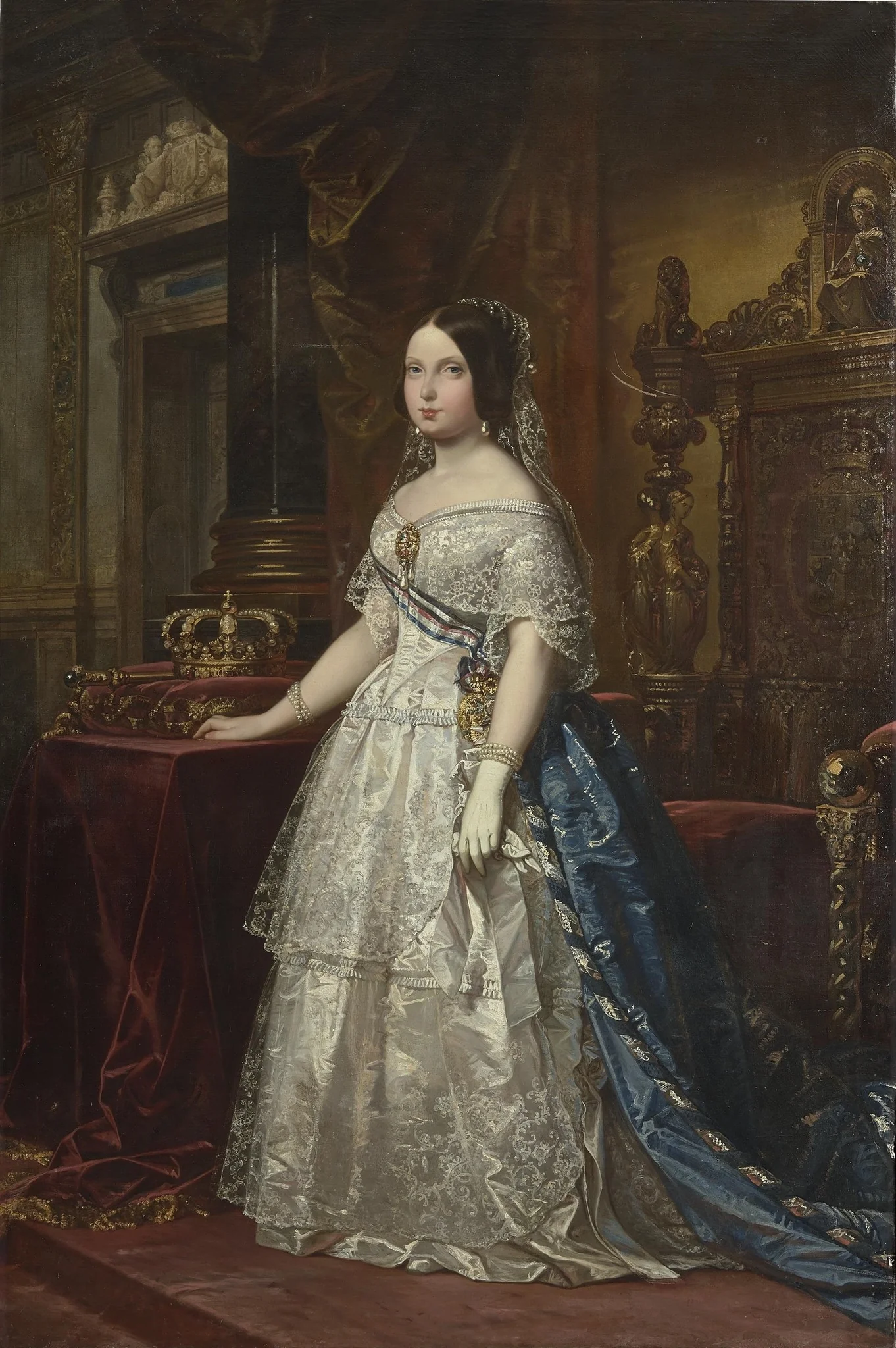 Isabel II, detail