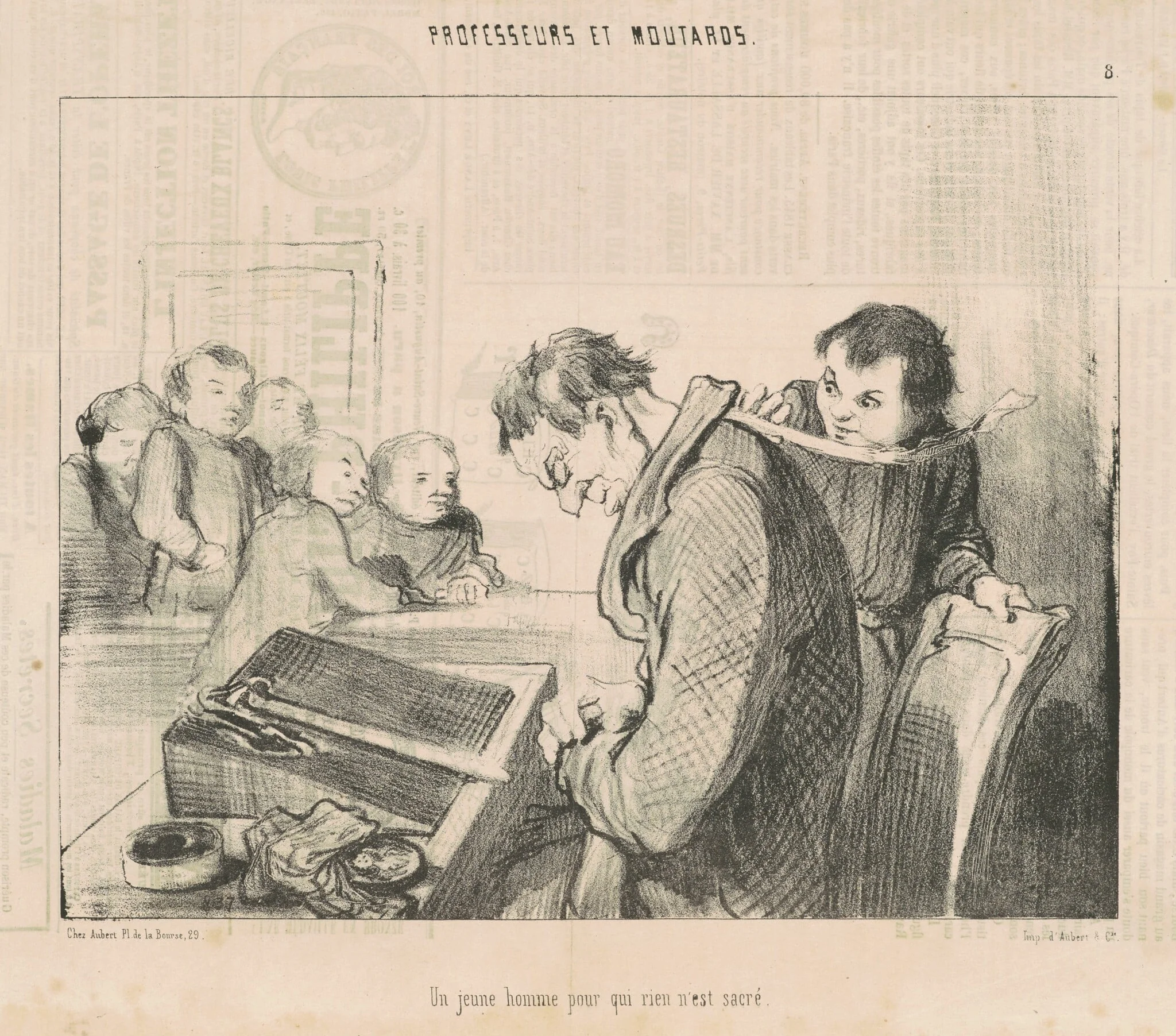 Un jeune homme pour qui rien n'est sacre, detail