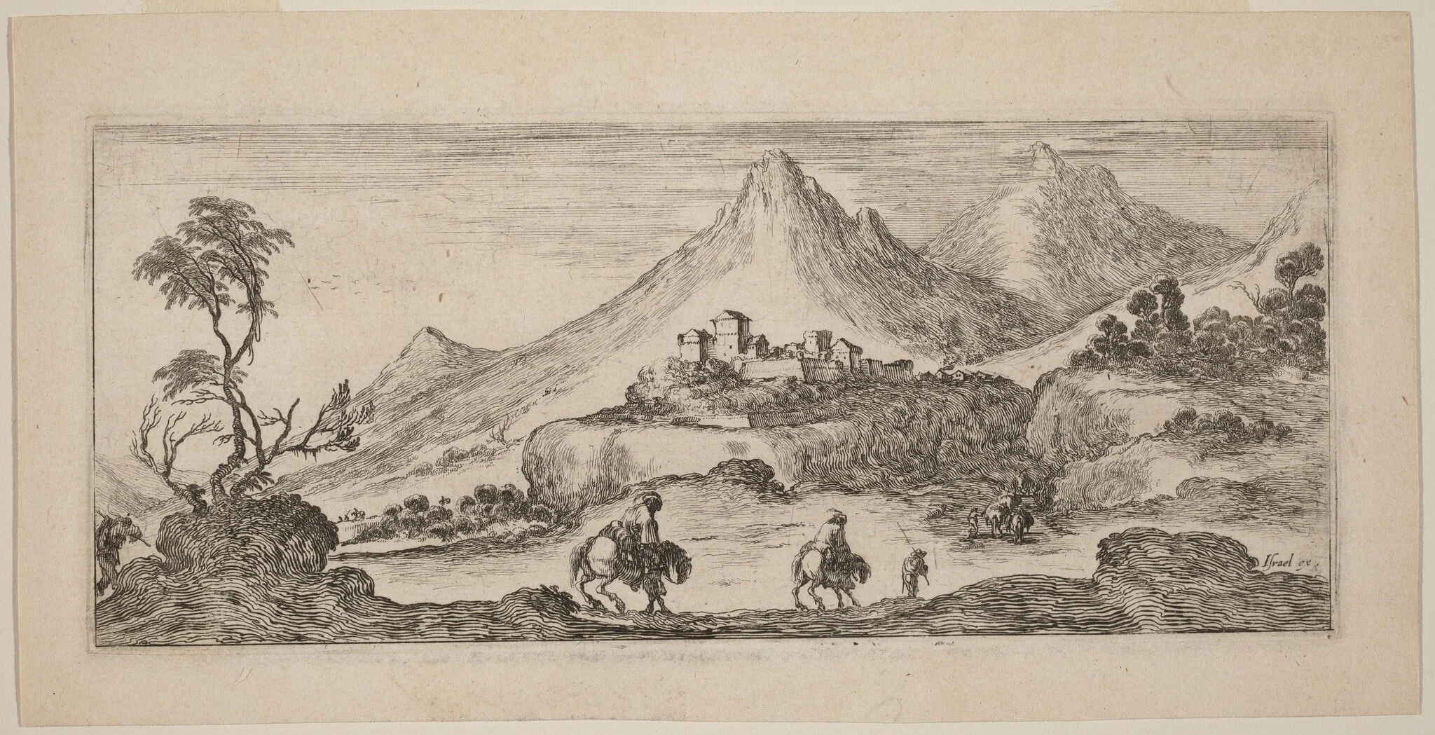 Landscape with Castle, detail
