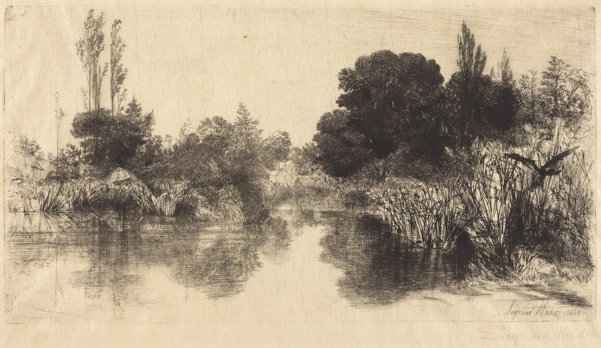 Shere Mill Pond (The Larger Plate), detail