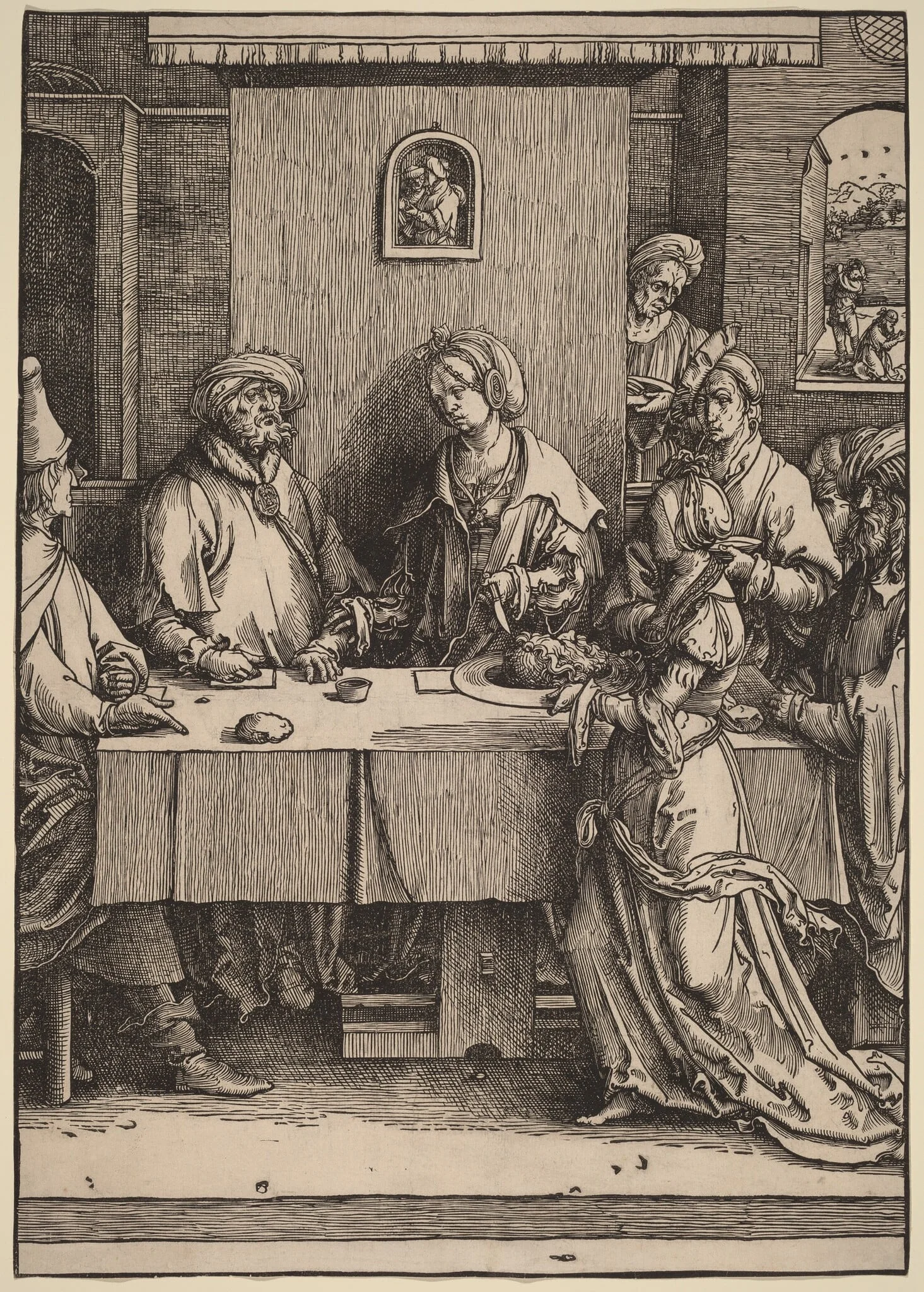 Herod and Herodias, detail