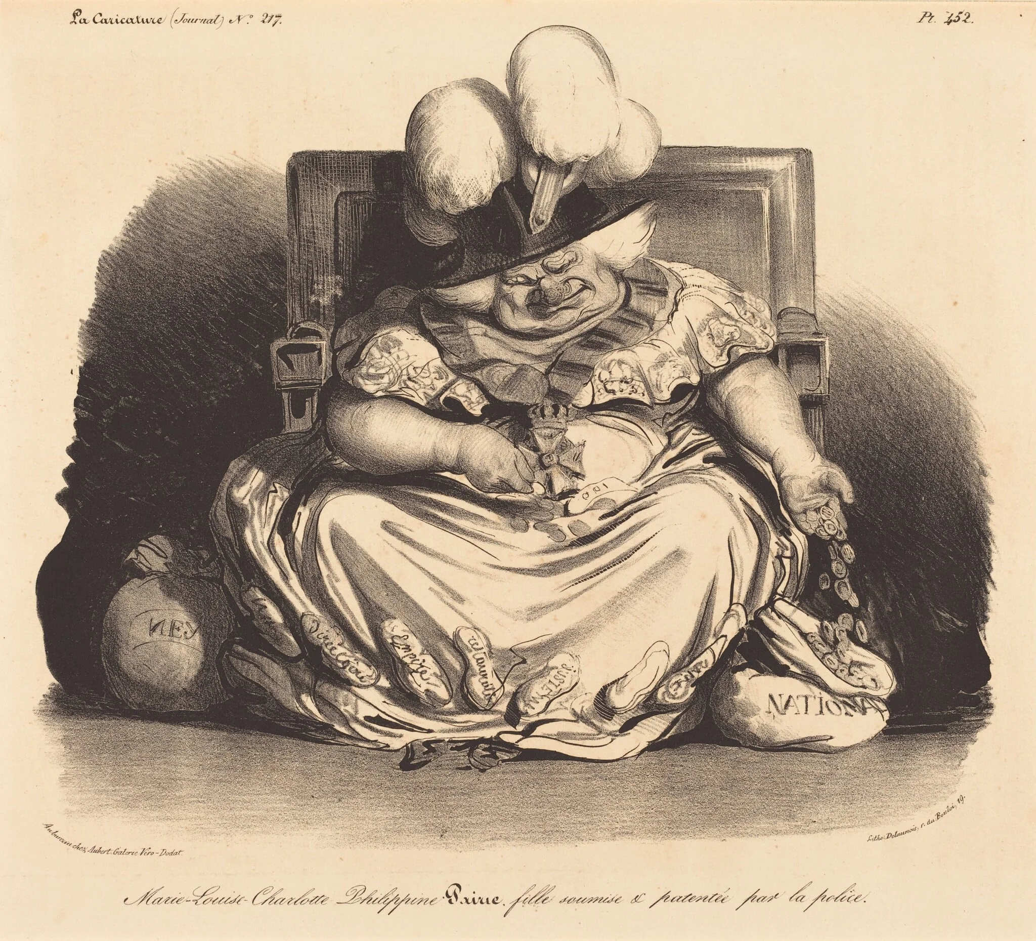Marie-Louise-Charlotte-Philippinepairie, detail