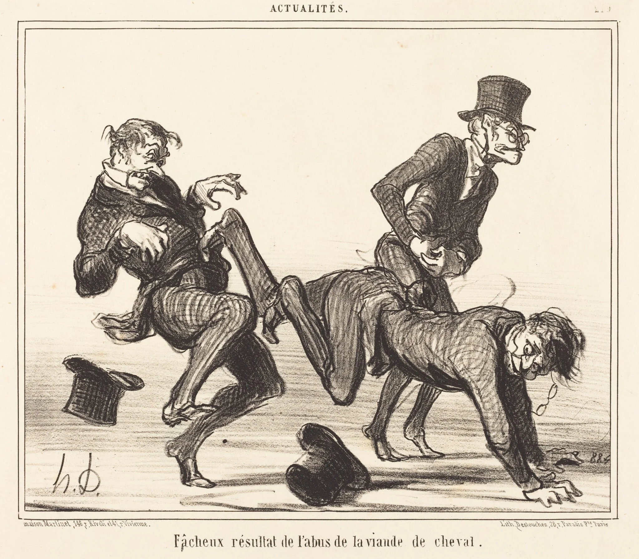 Facheux résultat... de la viande de cheval, detail