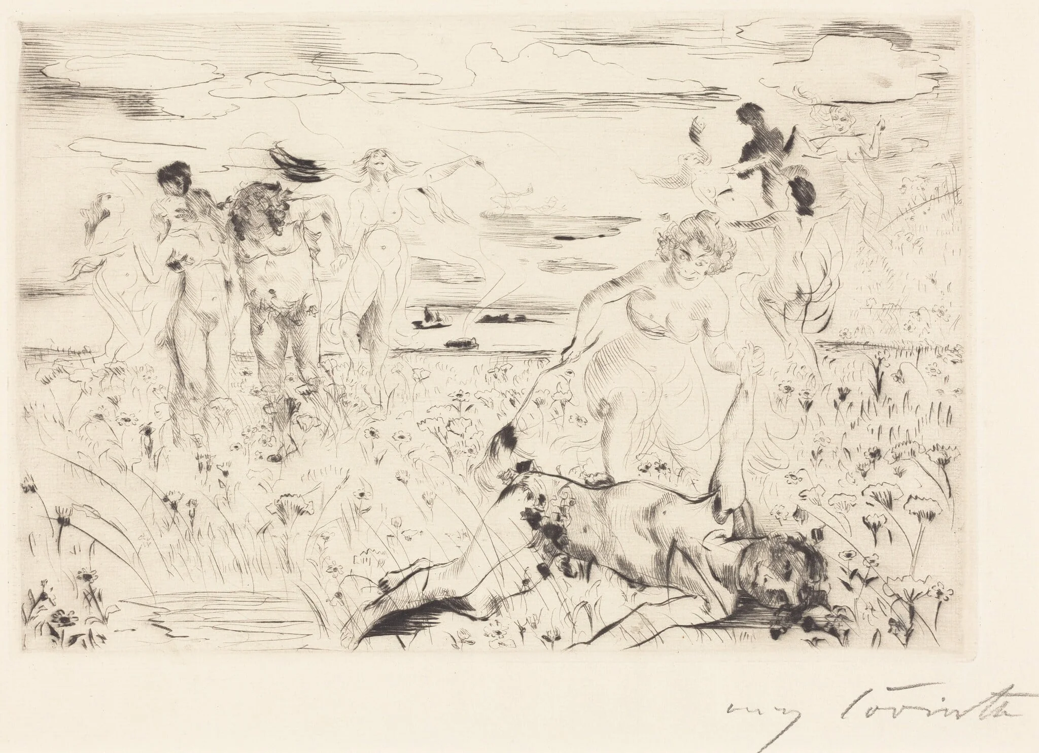 Bacchanal, detail