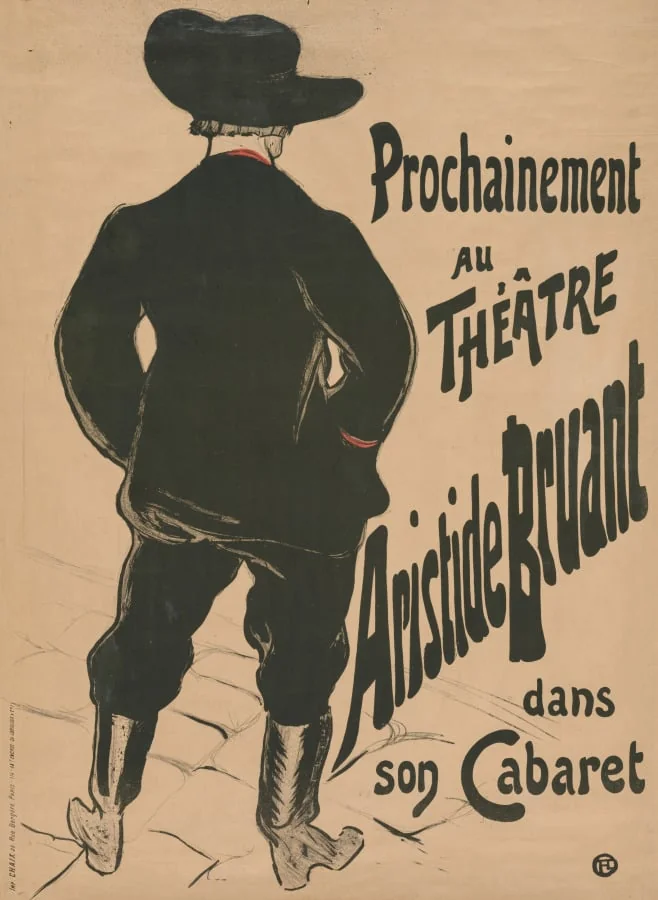 Bruant au Mirliton, detail