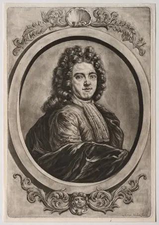 Self-Portrait, by Arnoud van Halen, 1712