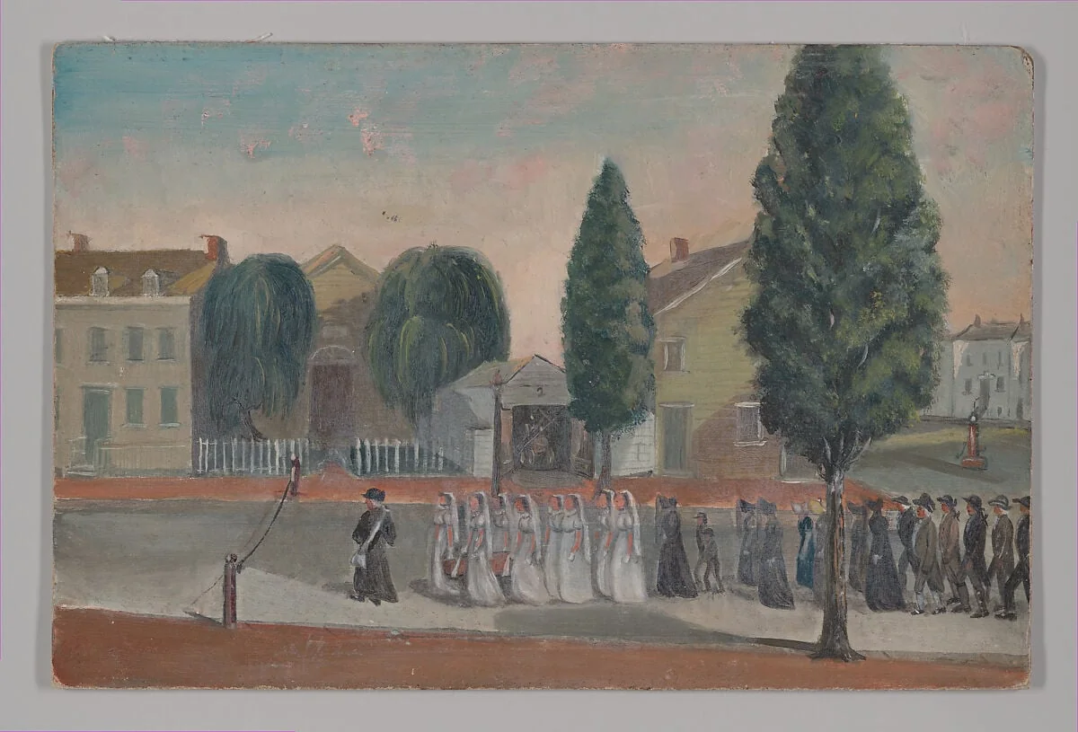 Infant Funeral Procession, detail