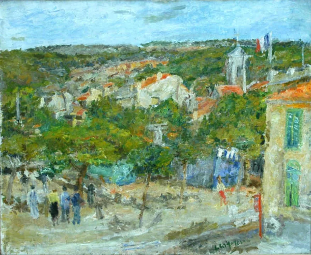 Peisaj din Cassis, detail