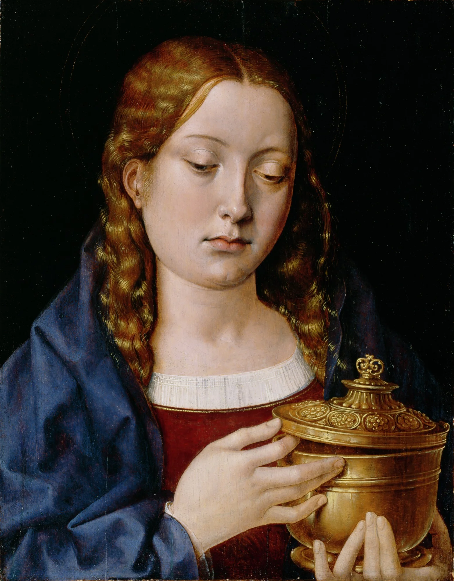 Catherine of Aragon as the Magdalene, detail