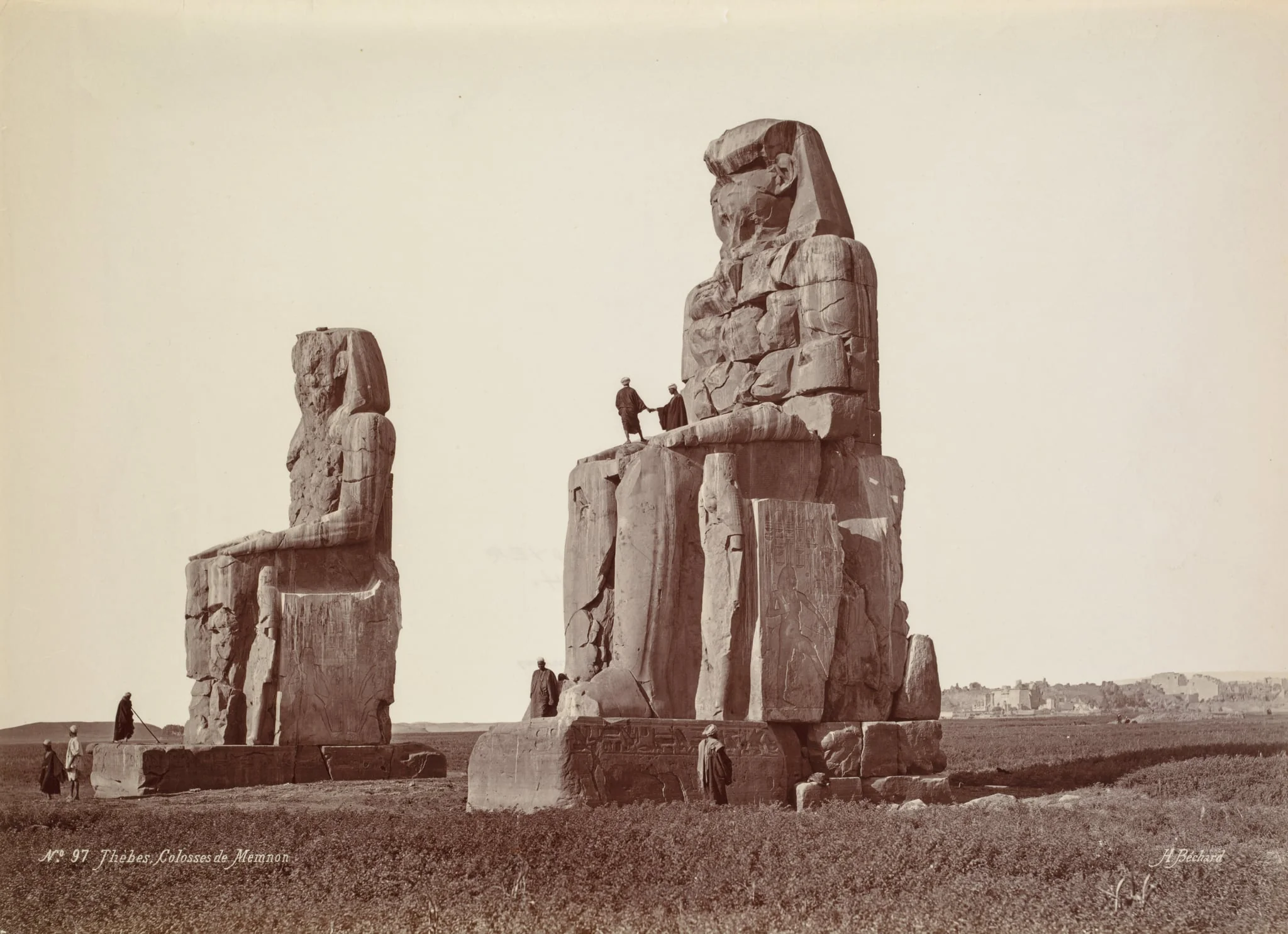 Thebes, The Colossi of Memnon, detail