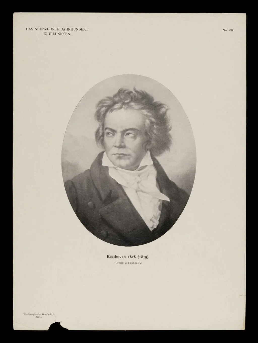 H Beard Print Collection, by Ferdinand Schimon, 1850