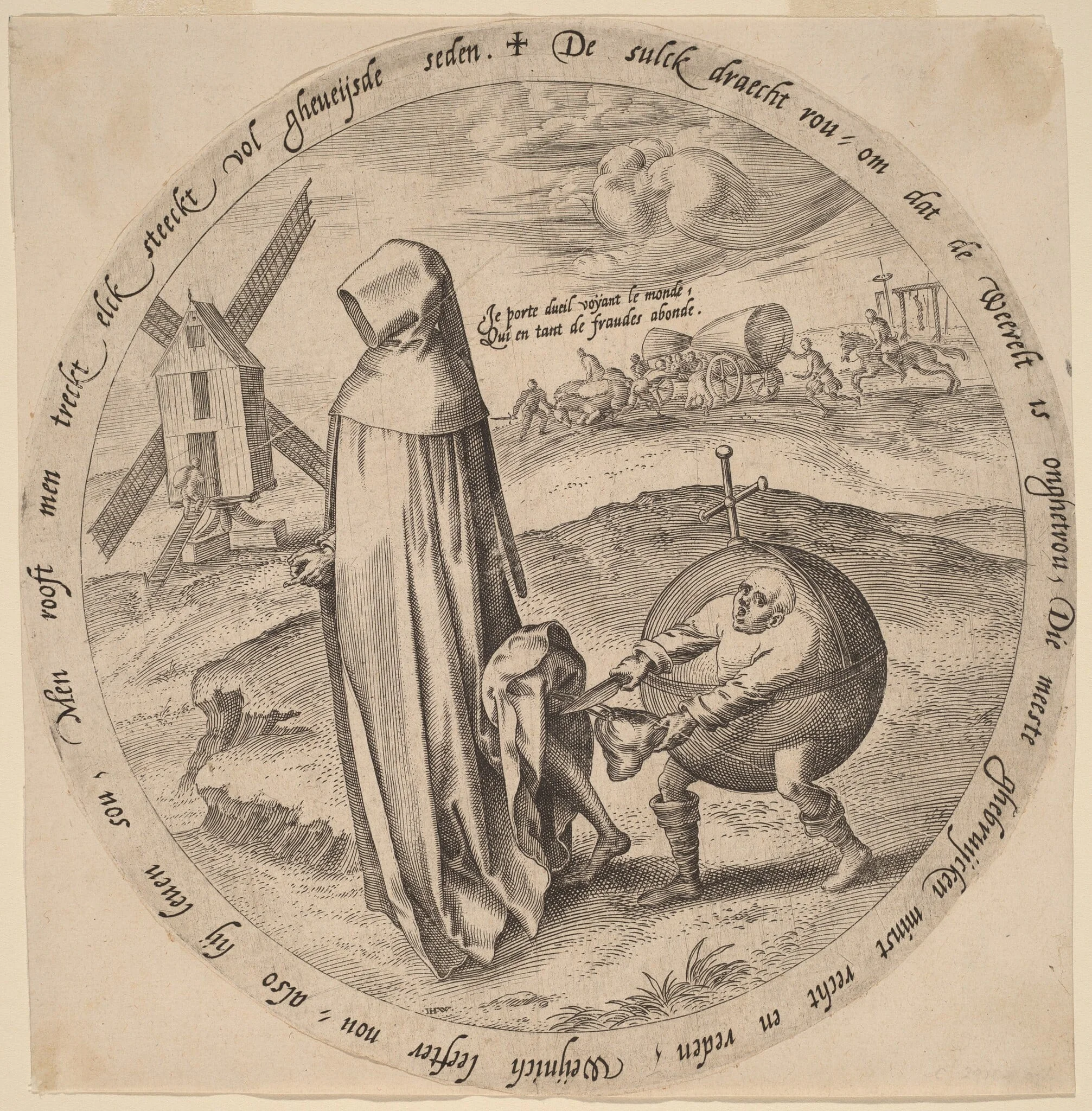 The Misanthrope Robbed by the World, detail