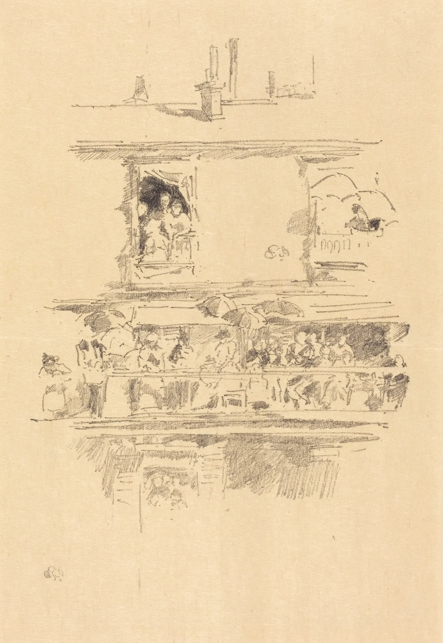 The Long Balcony, detail