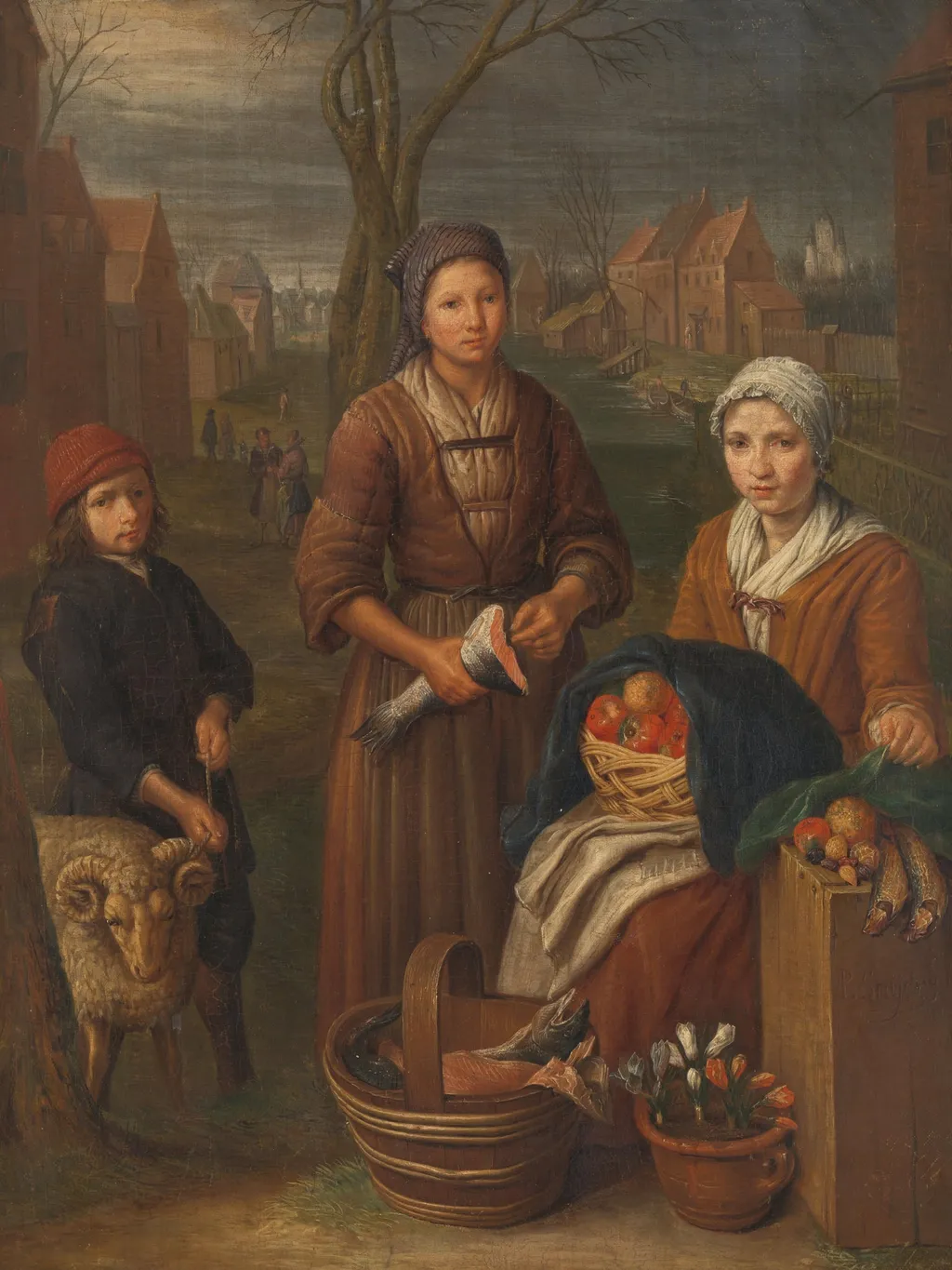 Allegory of the Month of March, by Peeter Snijers, unspecified, 1730