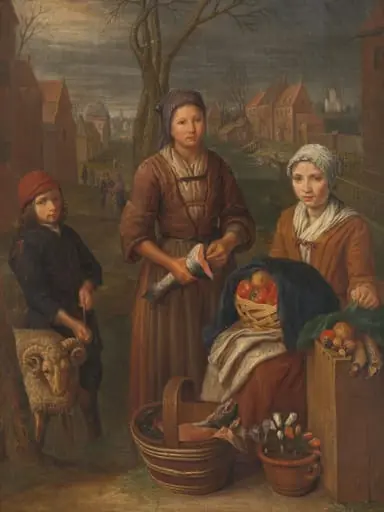 Allegory of the Month of March, by Peeter Snijers, unspecified, 1730