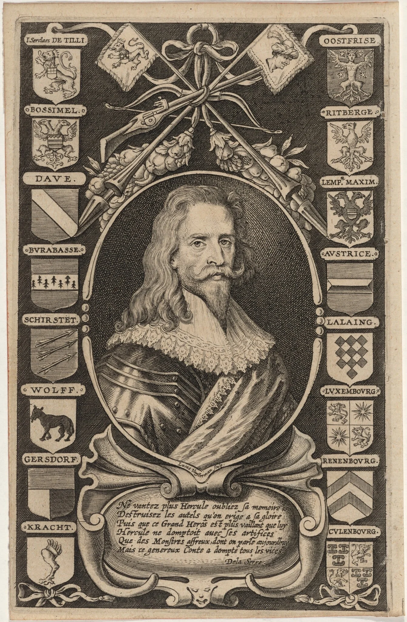 Johann Tzerklas, Count of Tilly, detail