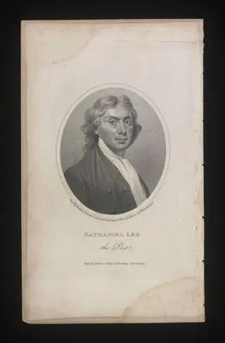 Nathanel Lee, the Poet, by William Ridley, 1802