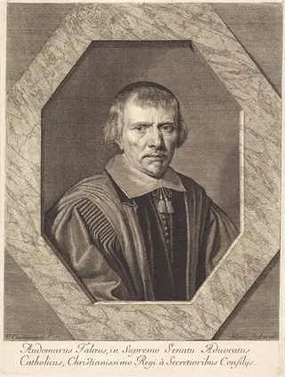 Omer Talon, by Jean Morin, ink, 1625