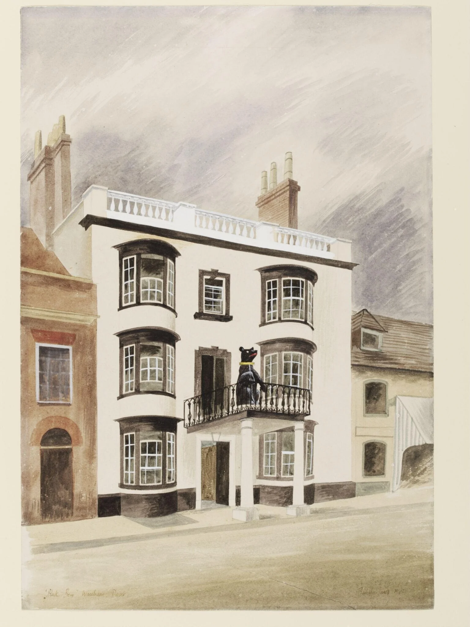 The Black Bear, Wareham, Dorset, detail
