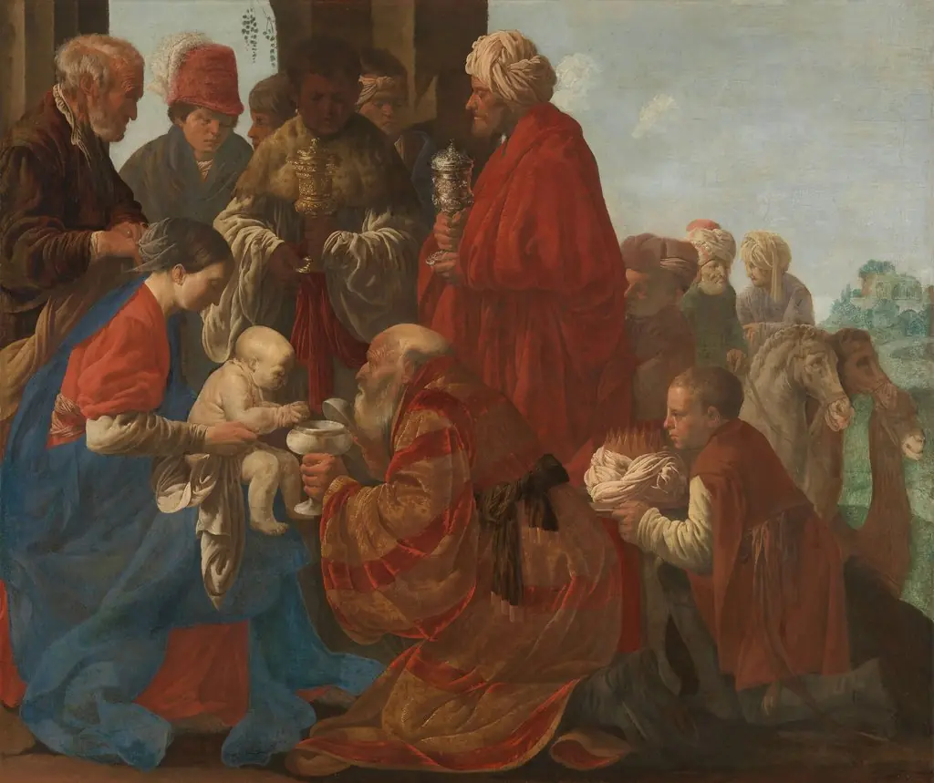 The adoration of the magi, by Hendrick ter Brugghen, oil, 1619