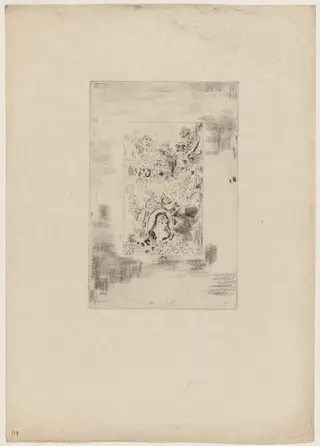La Diligence de Beaucaire, by Félix-Hilaire Buhot, ink, 1879