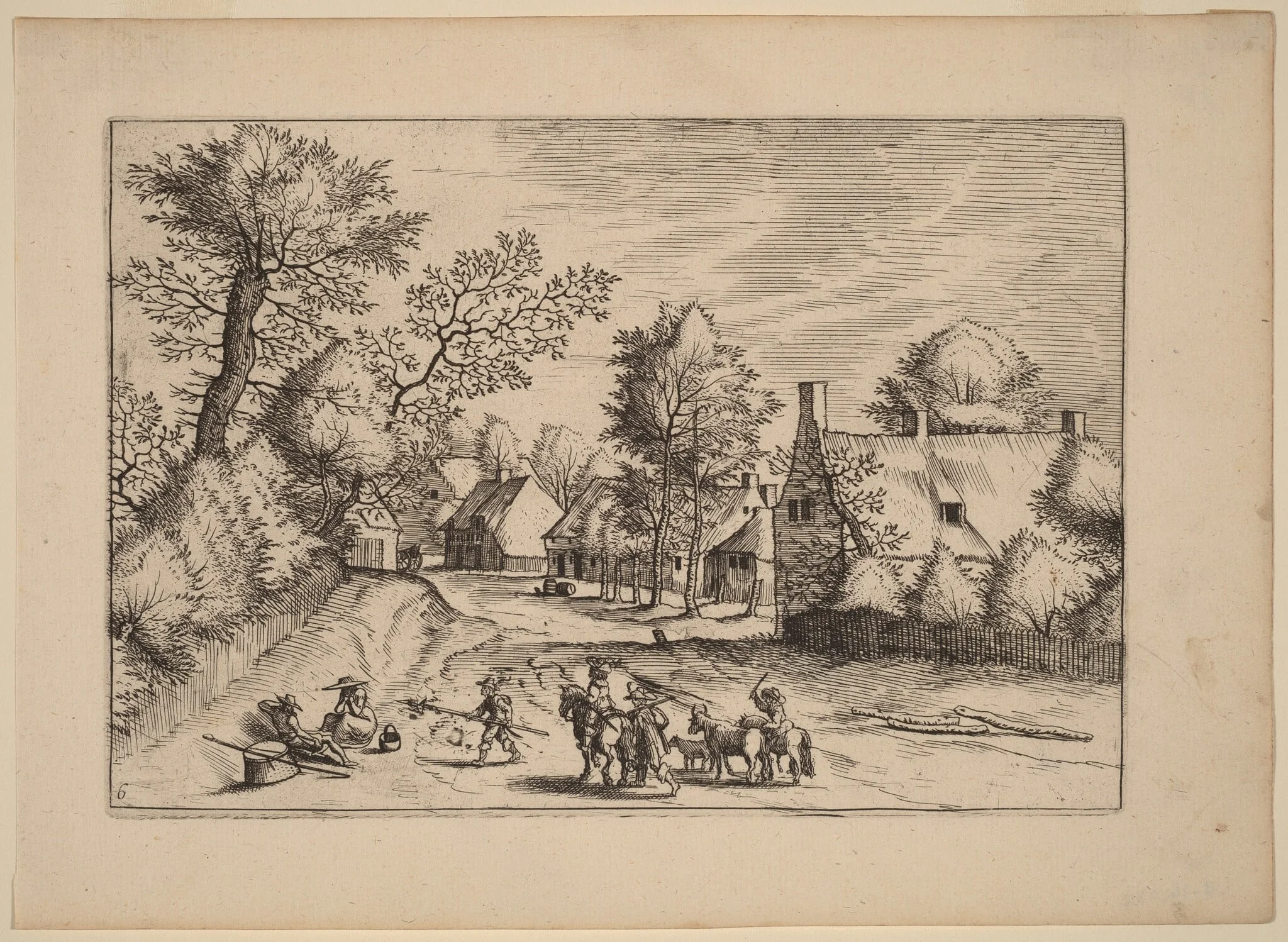 Village Road, detail