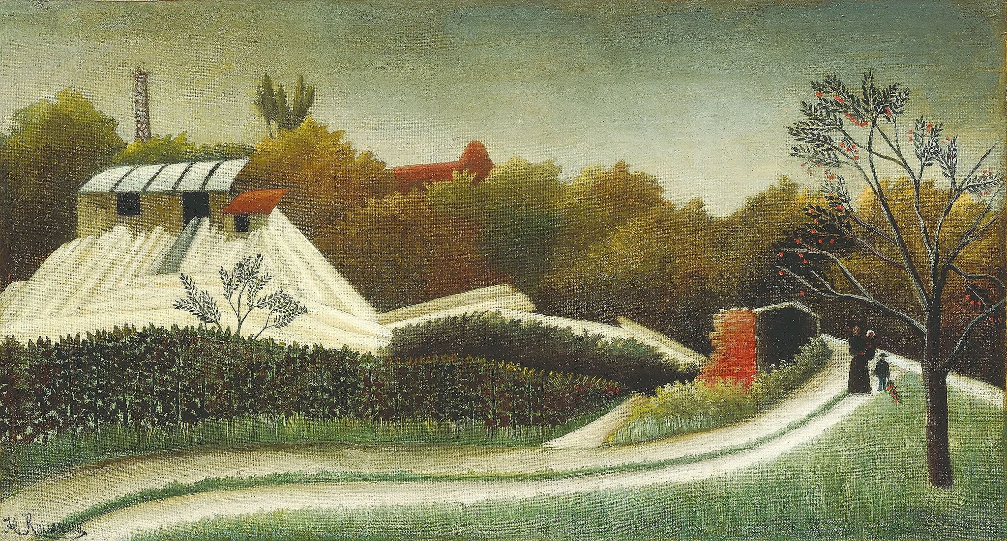 Sawmill, Outskirts of Paris, detail