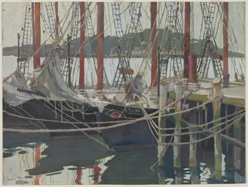 Idle Days, Gloucester, Massachusetts, by Caroline E. Coit, 1920