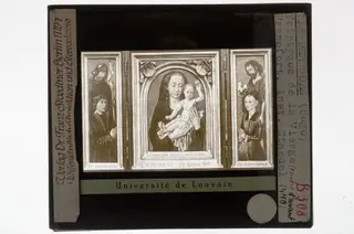 Hugo van der Goes. Triptych, by Hugo Van der Goes, unspecified
