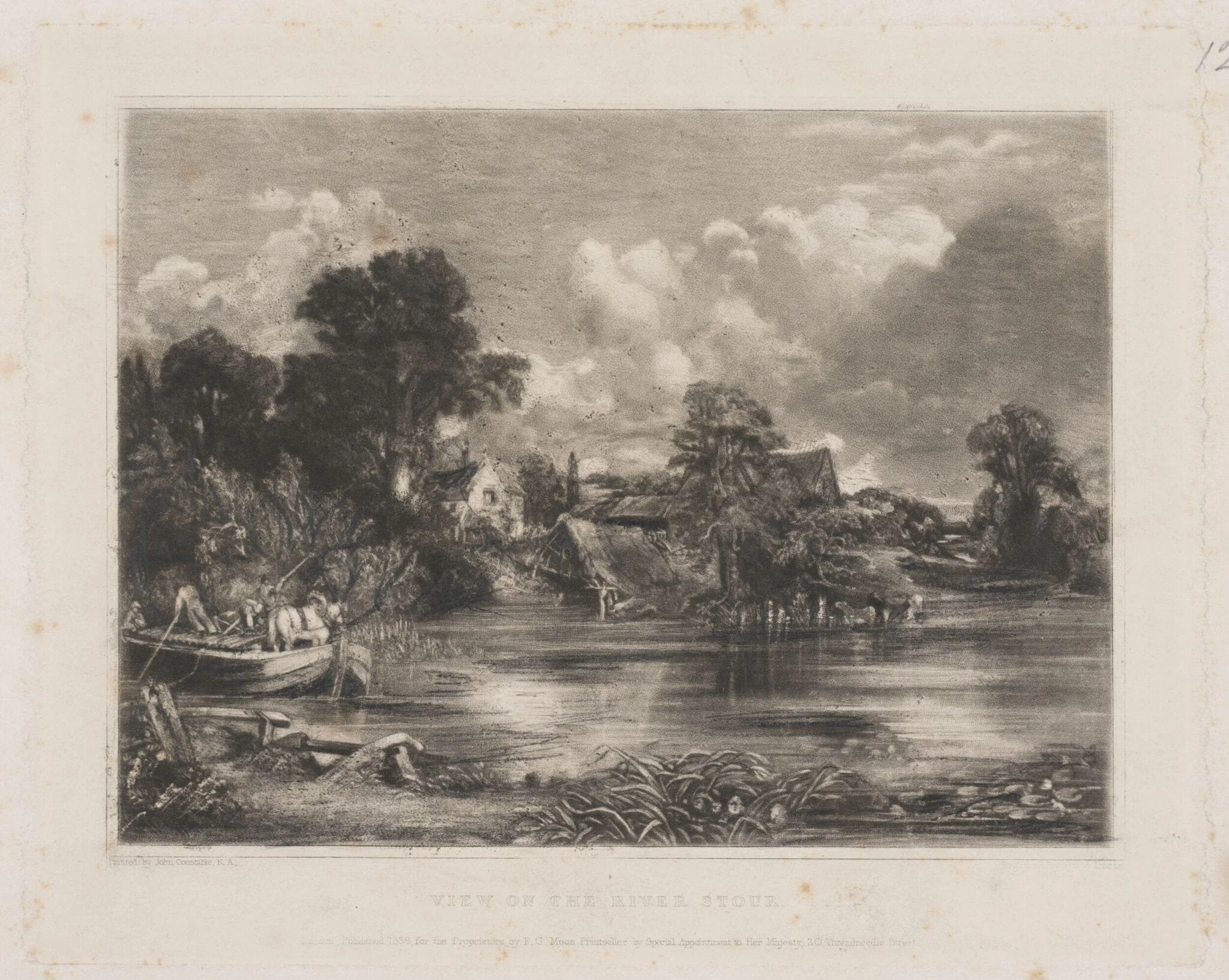 VIEW ON THE RIVER STOUR, detail