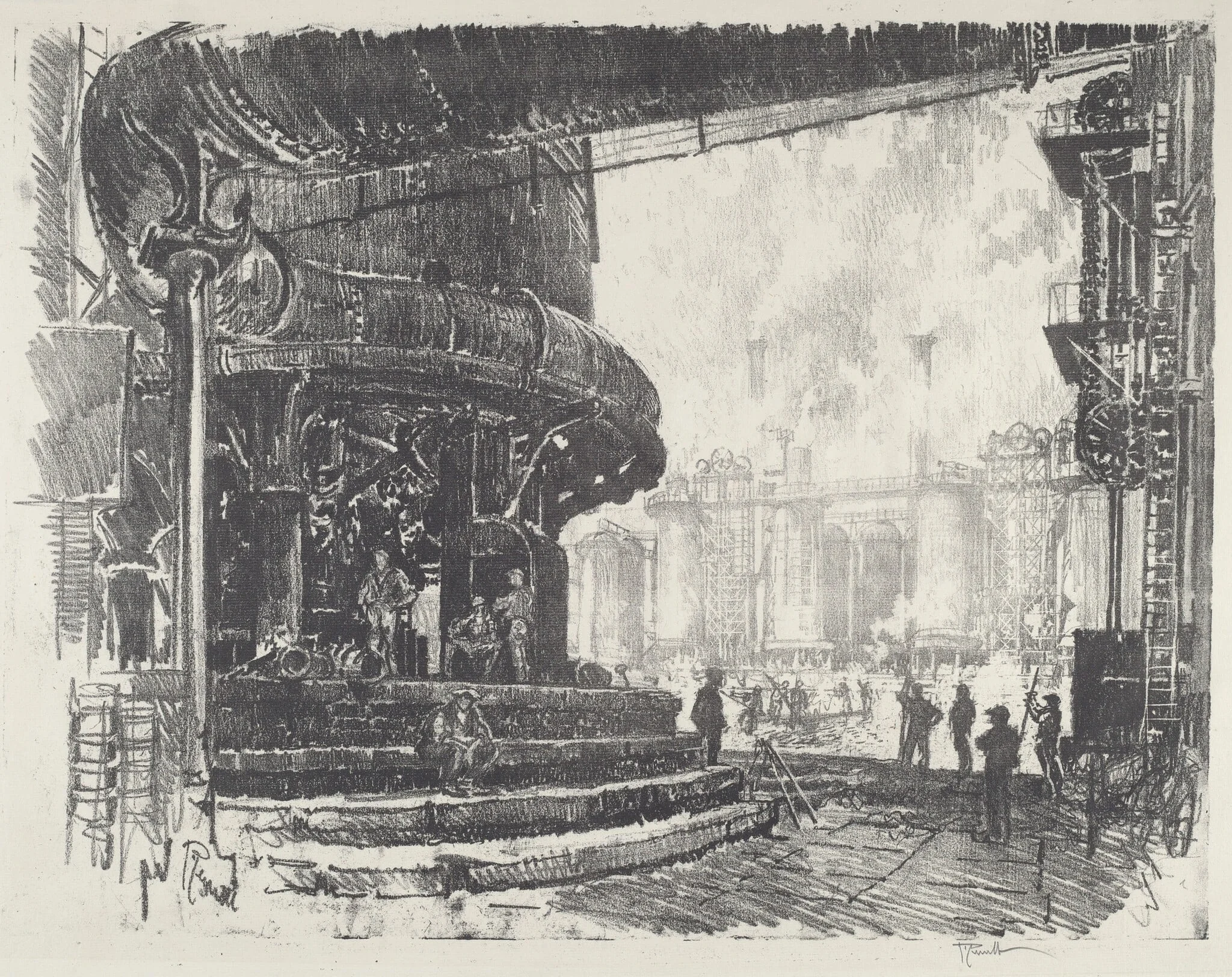 Making Pig-Iron, detail