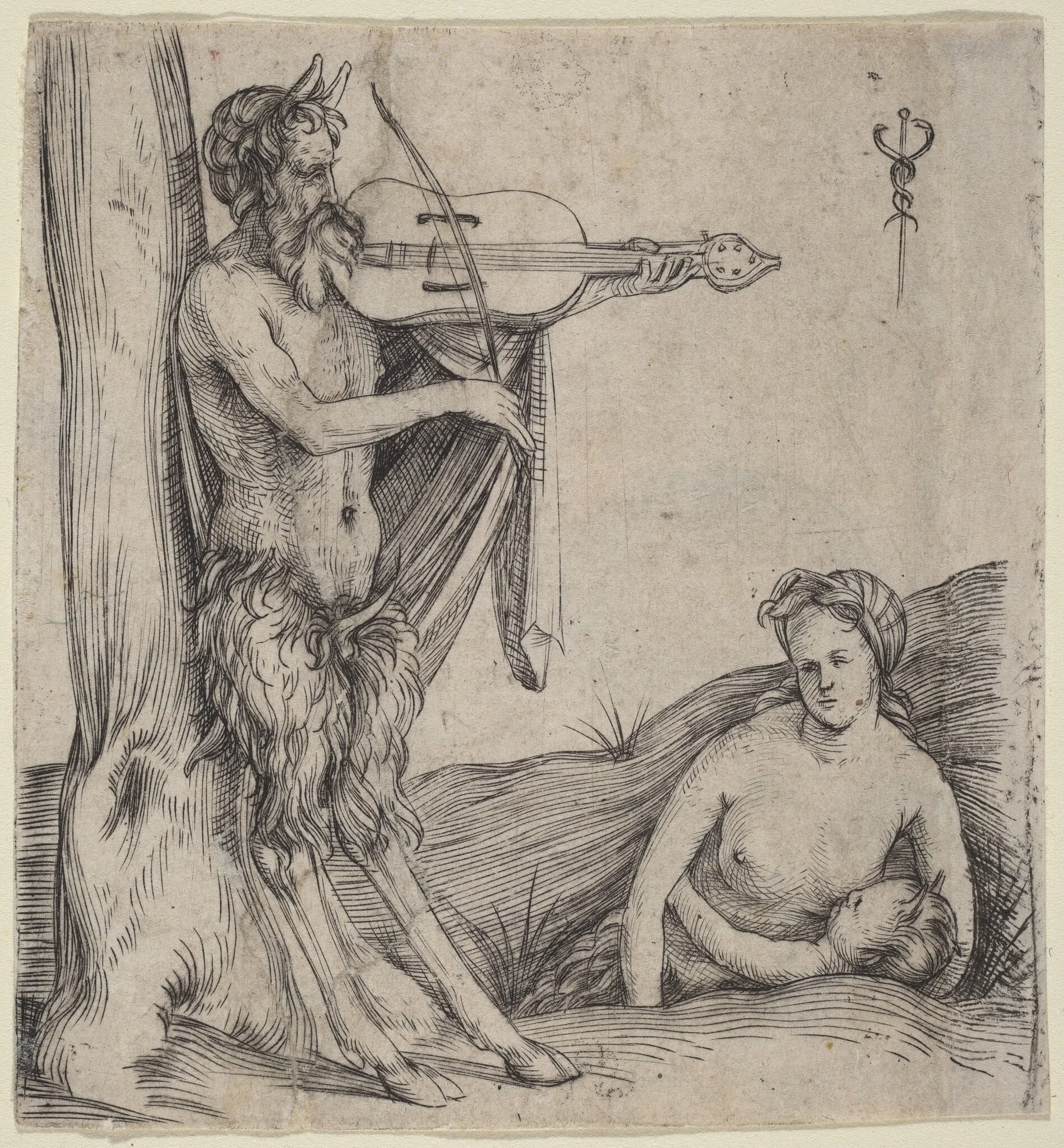Satyr's Family, detail