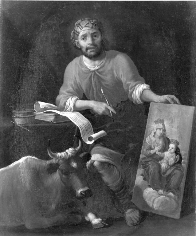 Der hl. Lukas, detail