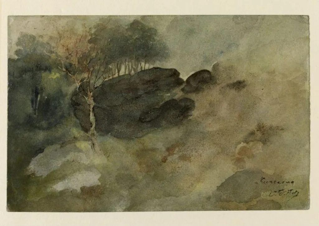 Untitled, by Abanindranath Tagore, paint, 1924