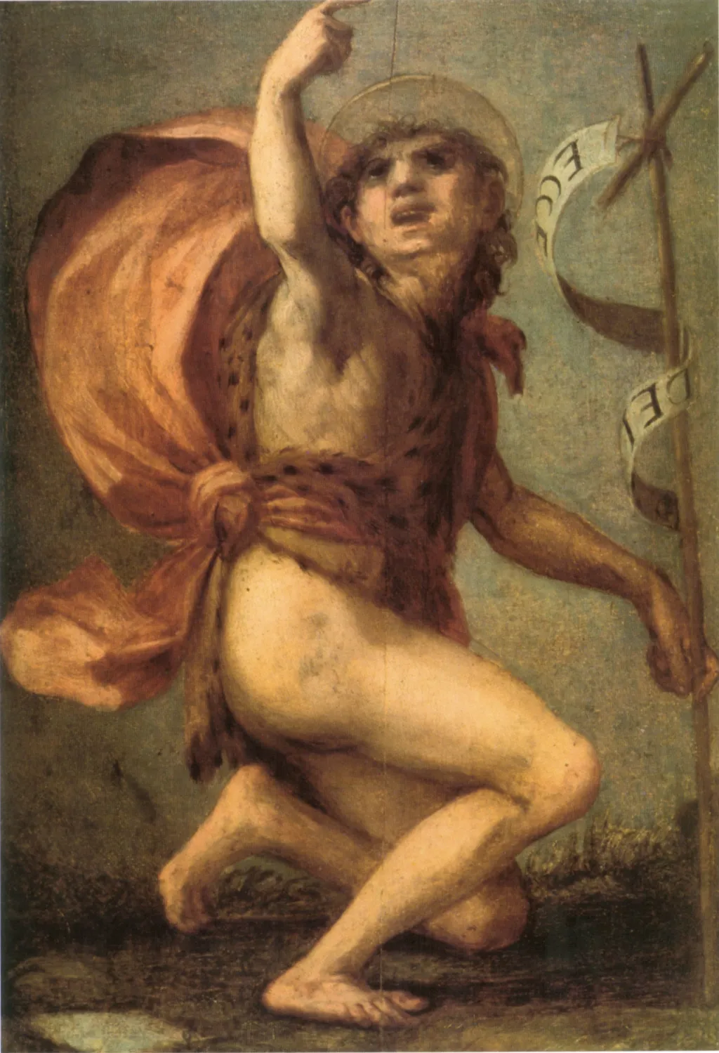 Saint John the Baptist as a Boy, by Rosso Fiorentino, oil, 1521