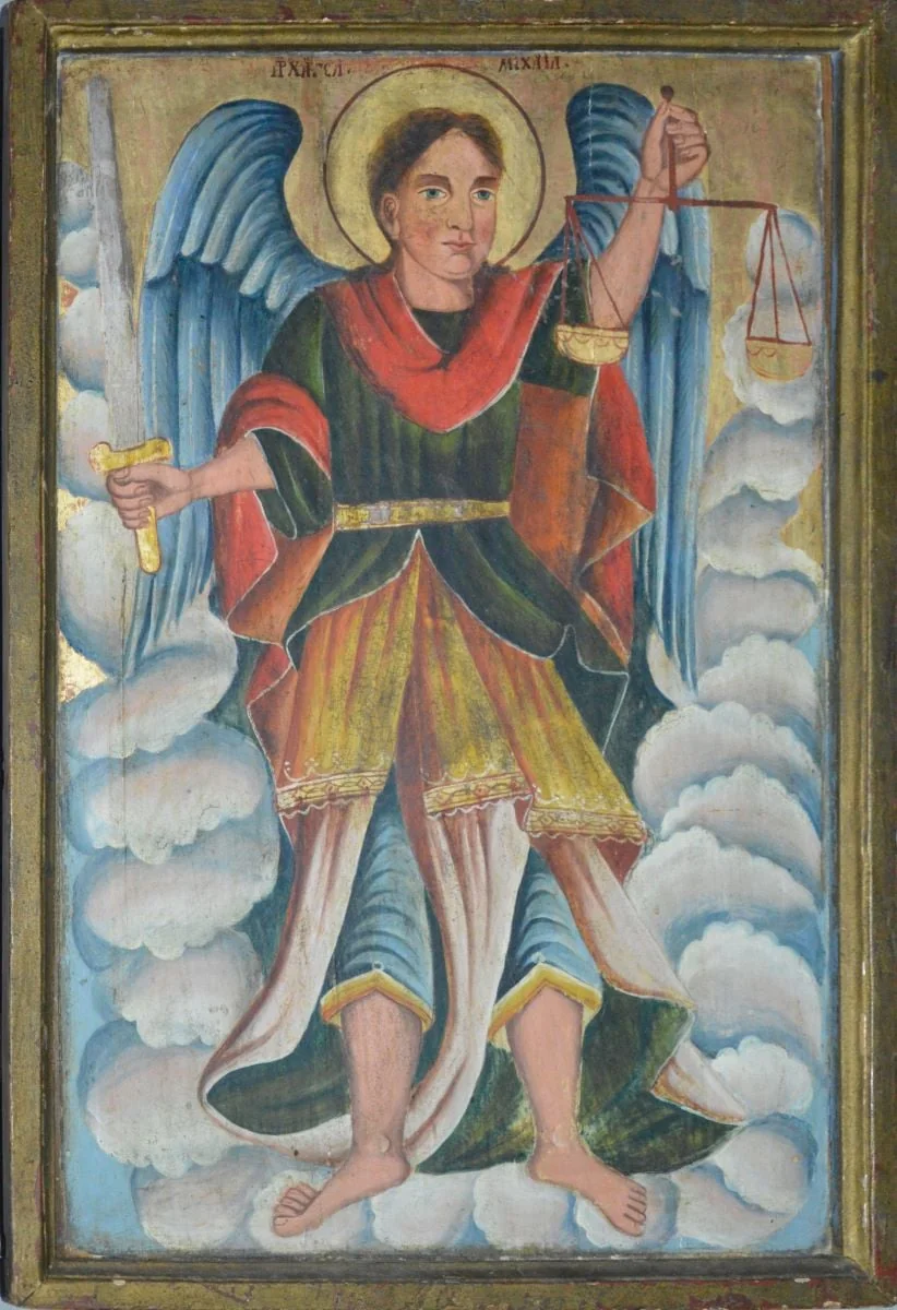 Arhanghelul Mihail, detail